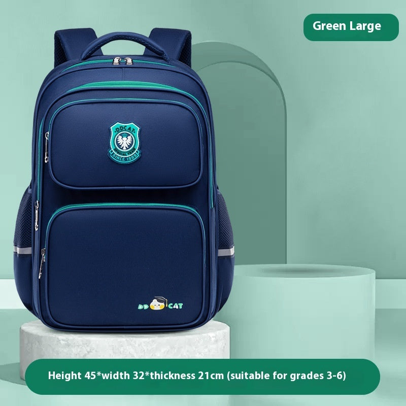 Large Capacity Children's Backpack Handsome Offload Wear-resistant Waterproof Primary School Student Schoolbag