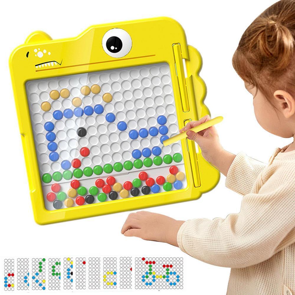 Magnetic Drawing Board For Kids Doodle Dot Art Educational Preschool Toys