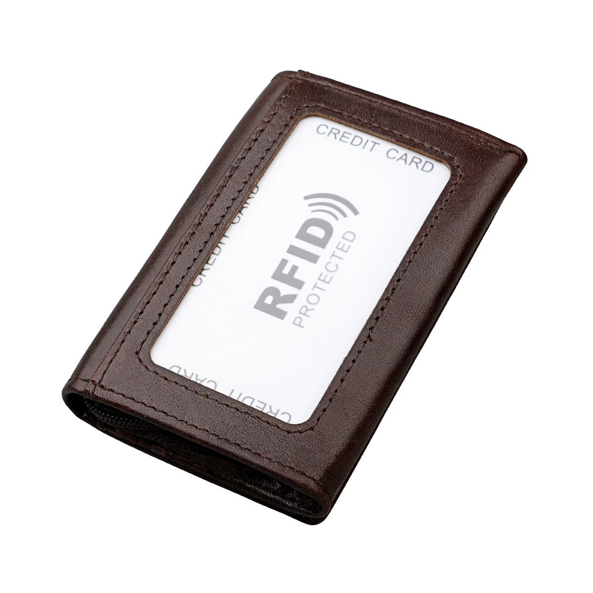 Genuine Leather Coin Purse Short Clutch Men