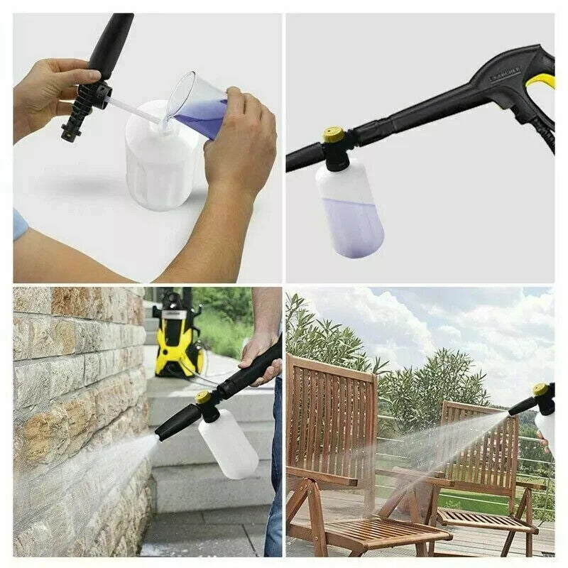 Snow Foam Lance Cannon Gun For Karcher K2-K7 Car Pressure Washer Washing Bottle