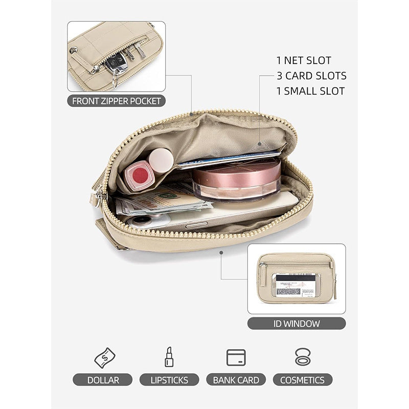 Waterproof Quilted Handbag Women's Transparent Deck