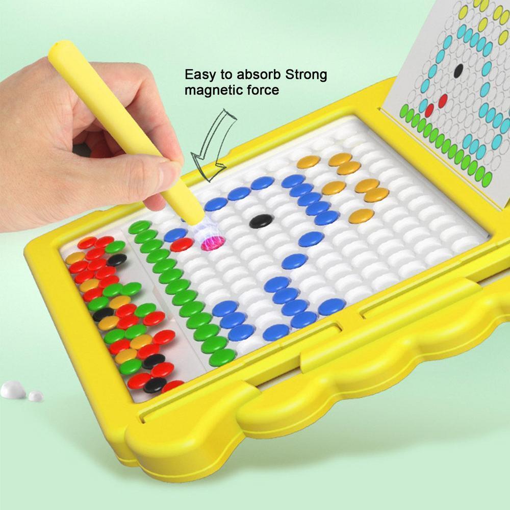 Magnetic Drawing Board For Kids Doodle Dot Art Educational Preschool Toys