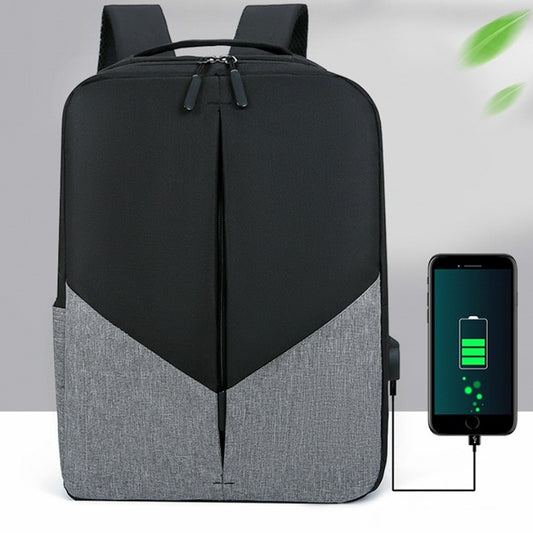 Men's Leisure Travel Large Capacity Three-piece Multifunctional USB Backpack
