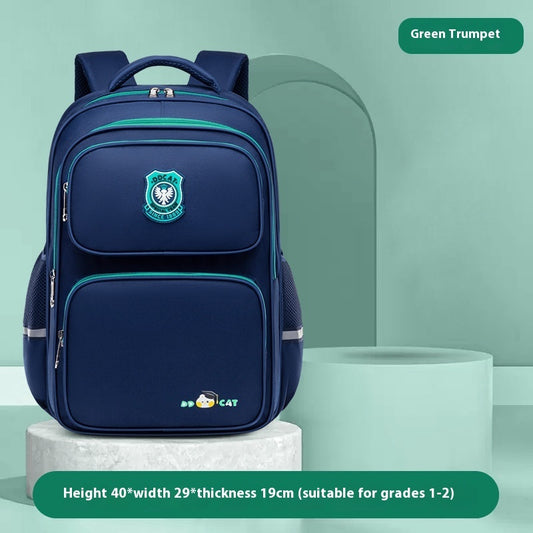 Large Capacity Children's Backpack Handsome Offload Wear-resistant Waterproof Primary School Student Schoolbag